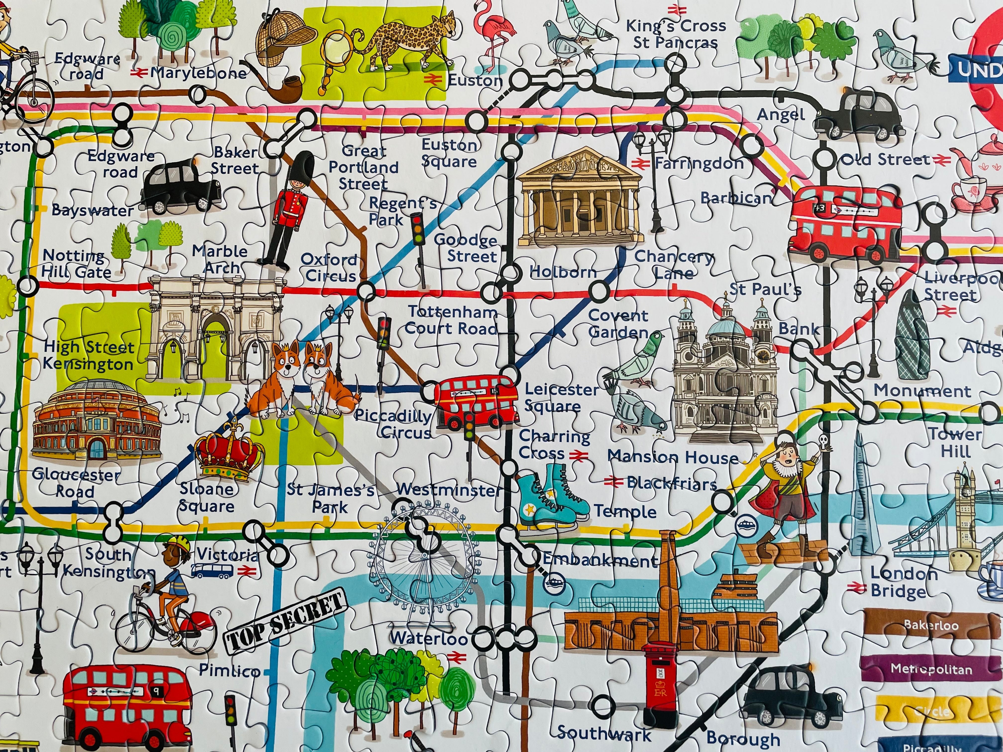 gibsons-underground-puzzle-250-xl-teile-london image 4