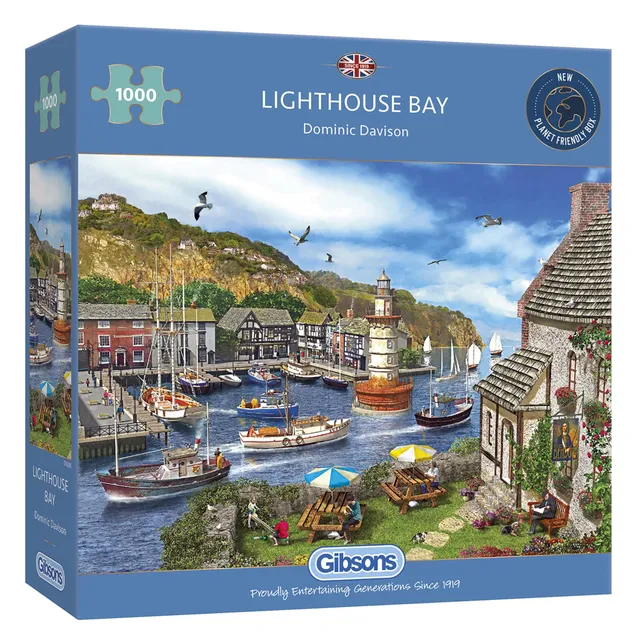 gibsons-lighthouse-bay-puzzle-1000-teile-k-stenmotiv image 1