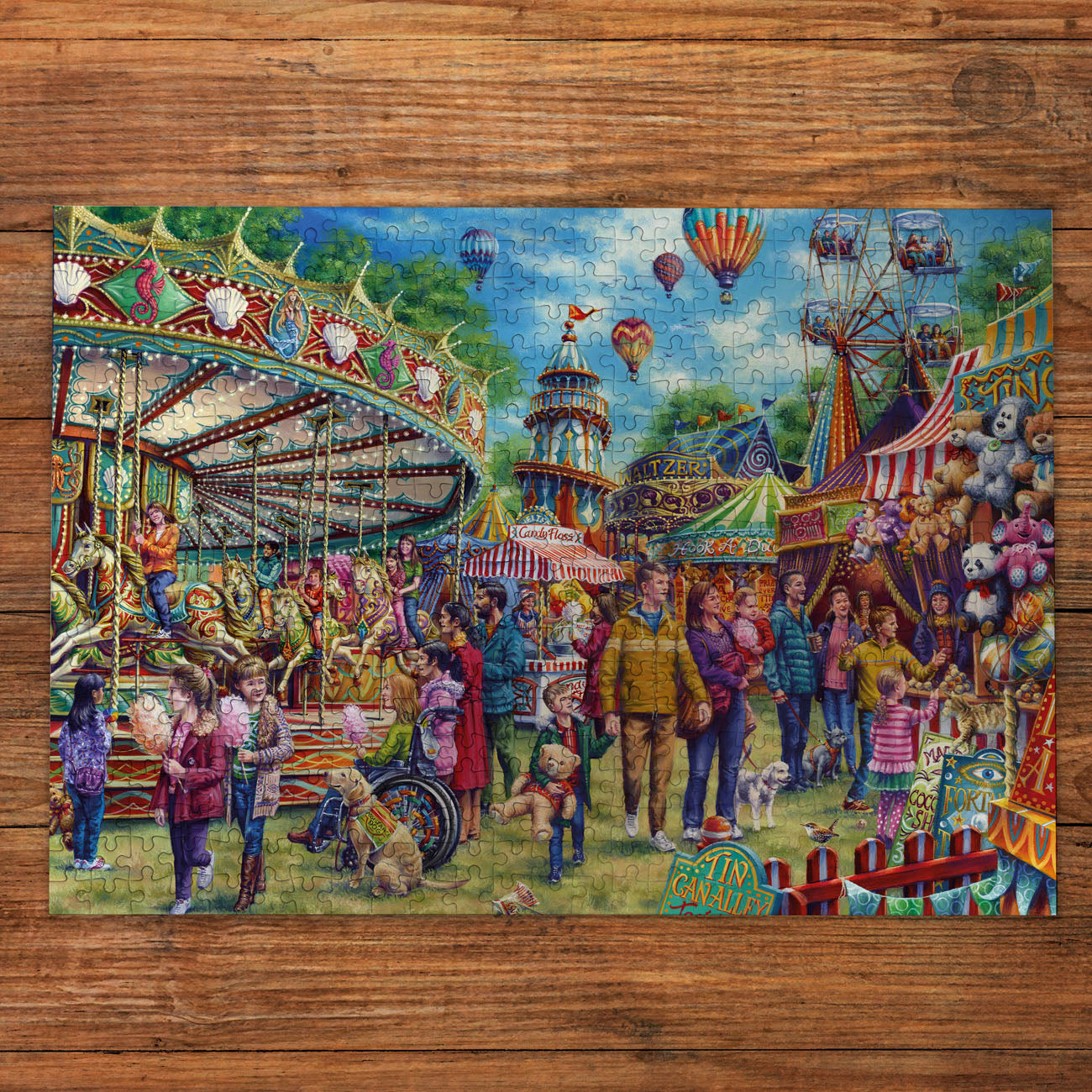 gibsons-fun-at-the-fair-puzzle-500-teile-jahrmarkt image 2
