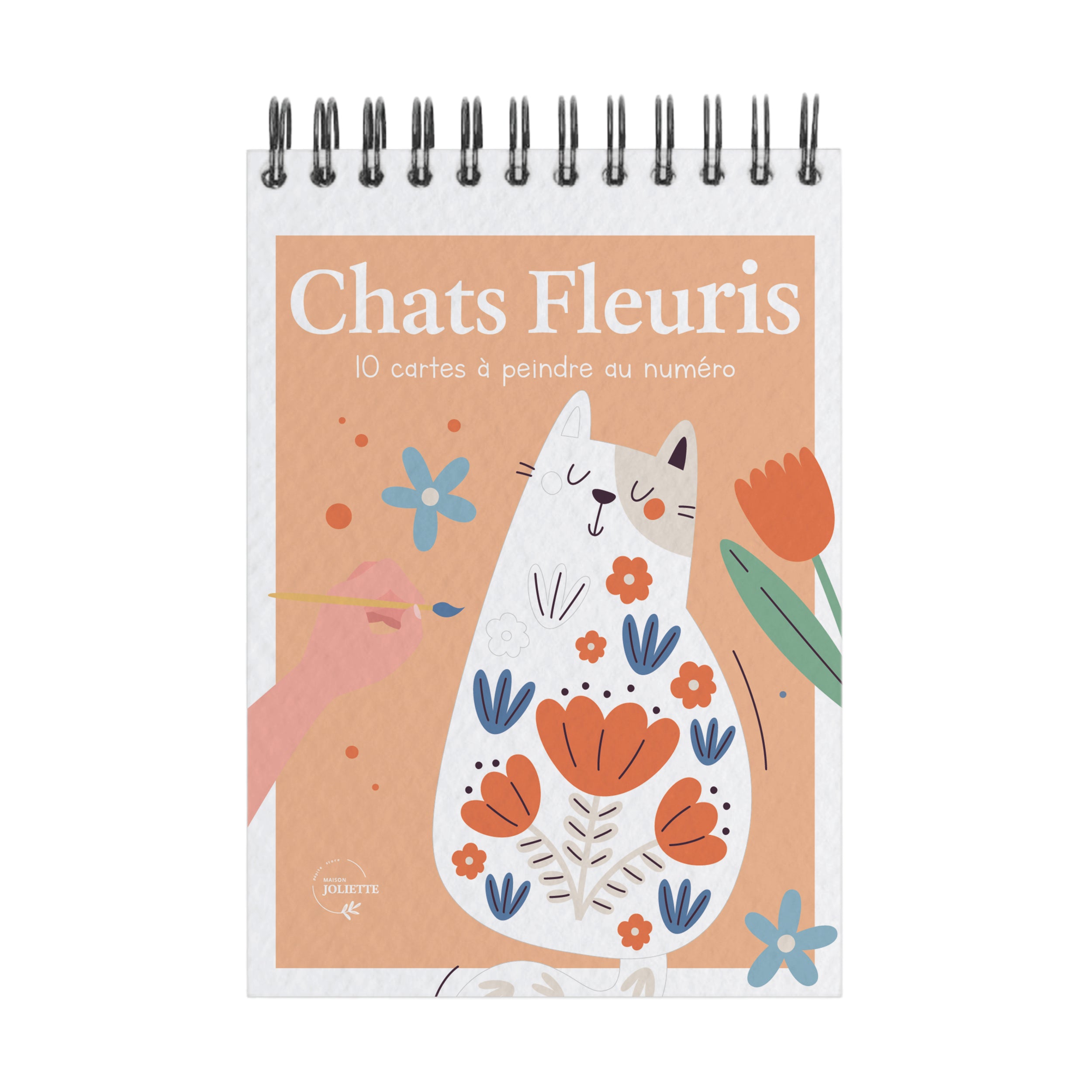 maison-joliette-chats-fleuris-malen-nach-zahlen-set image 7