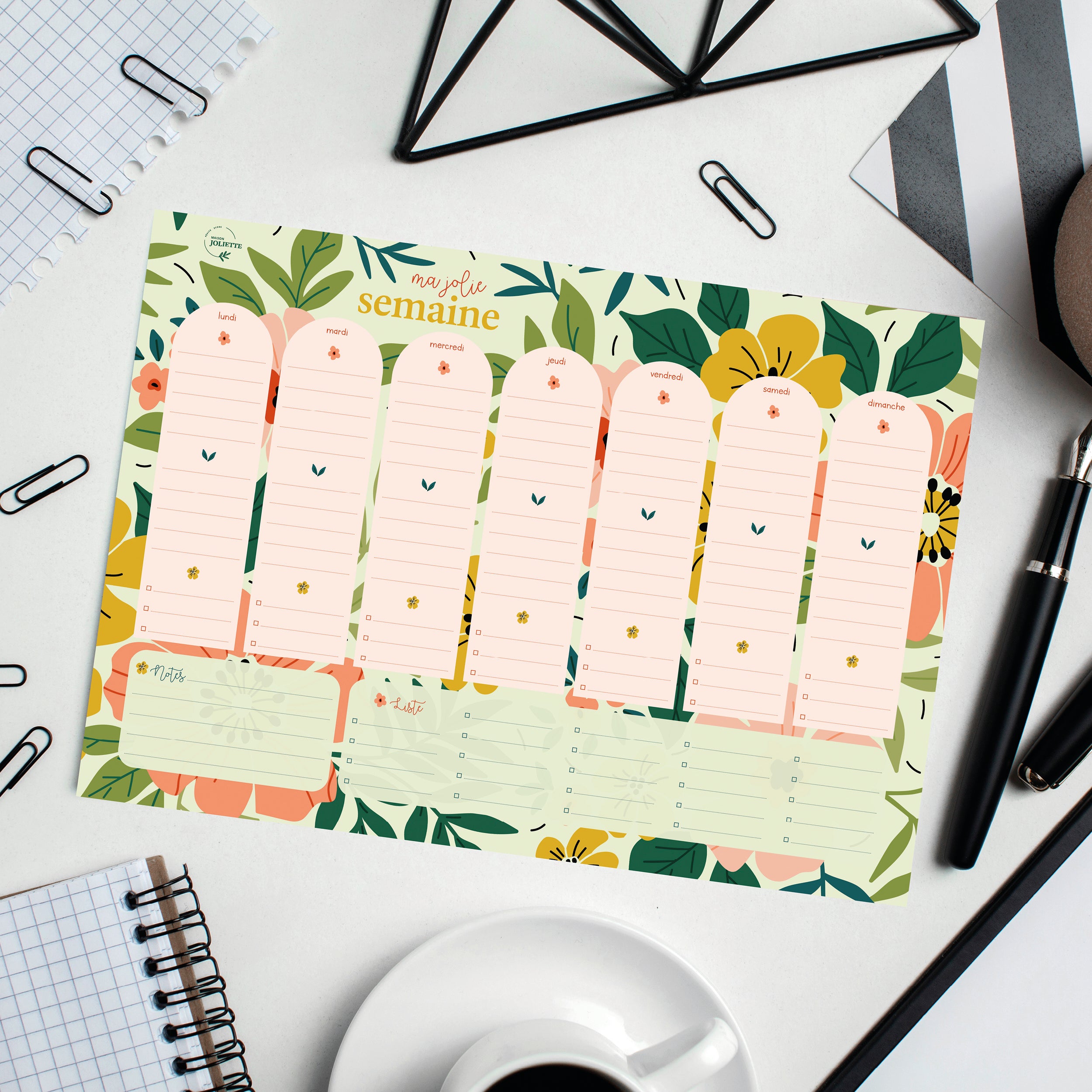 maison-joliette-floraison-papeterie-set-semainier-to-do-block image 3