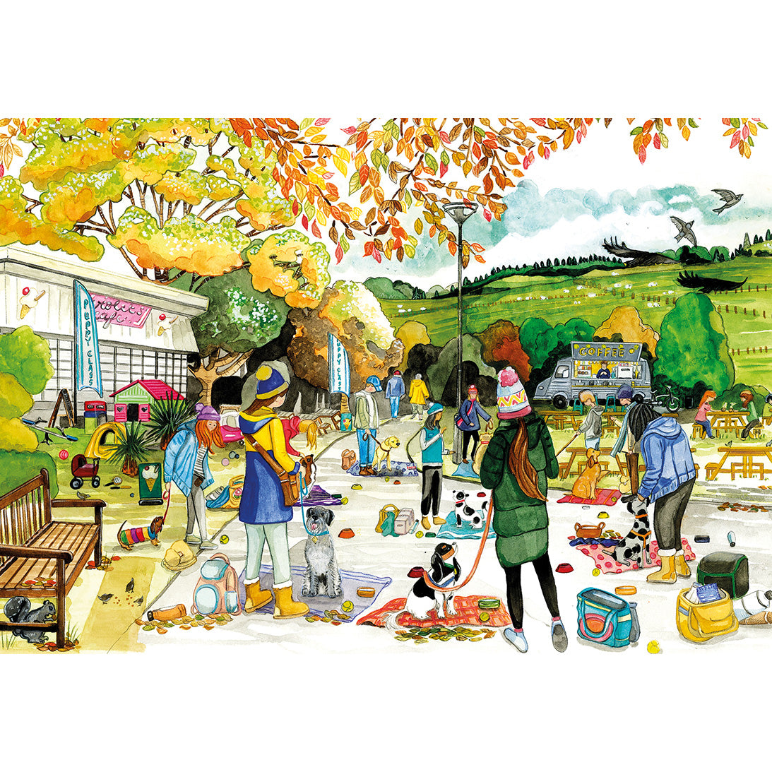 gibsons-a-dog-s-life-4x500-teile-puzzle-set-hundemotiv image 5