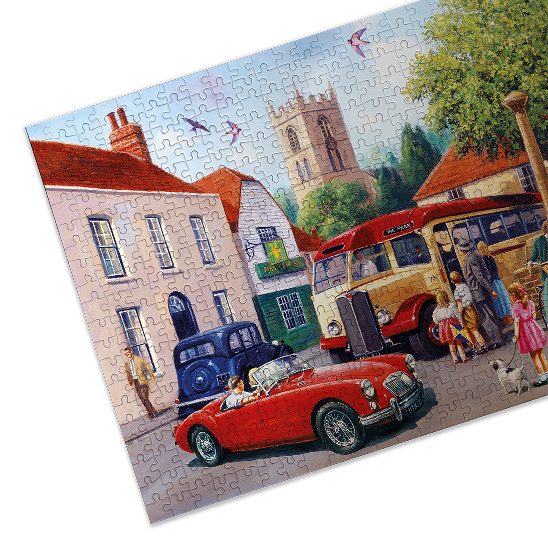 gibsons-touring-the-town-puzzle-500-teile-auto-motiv image 7