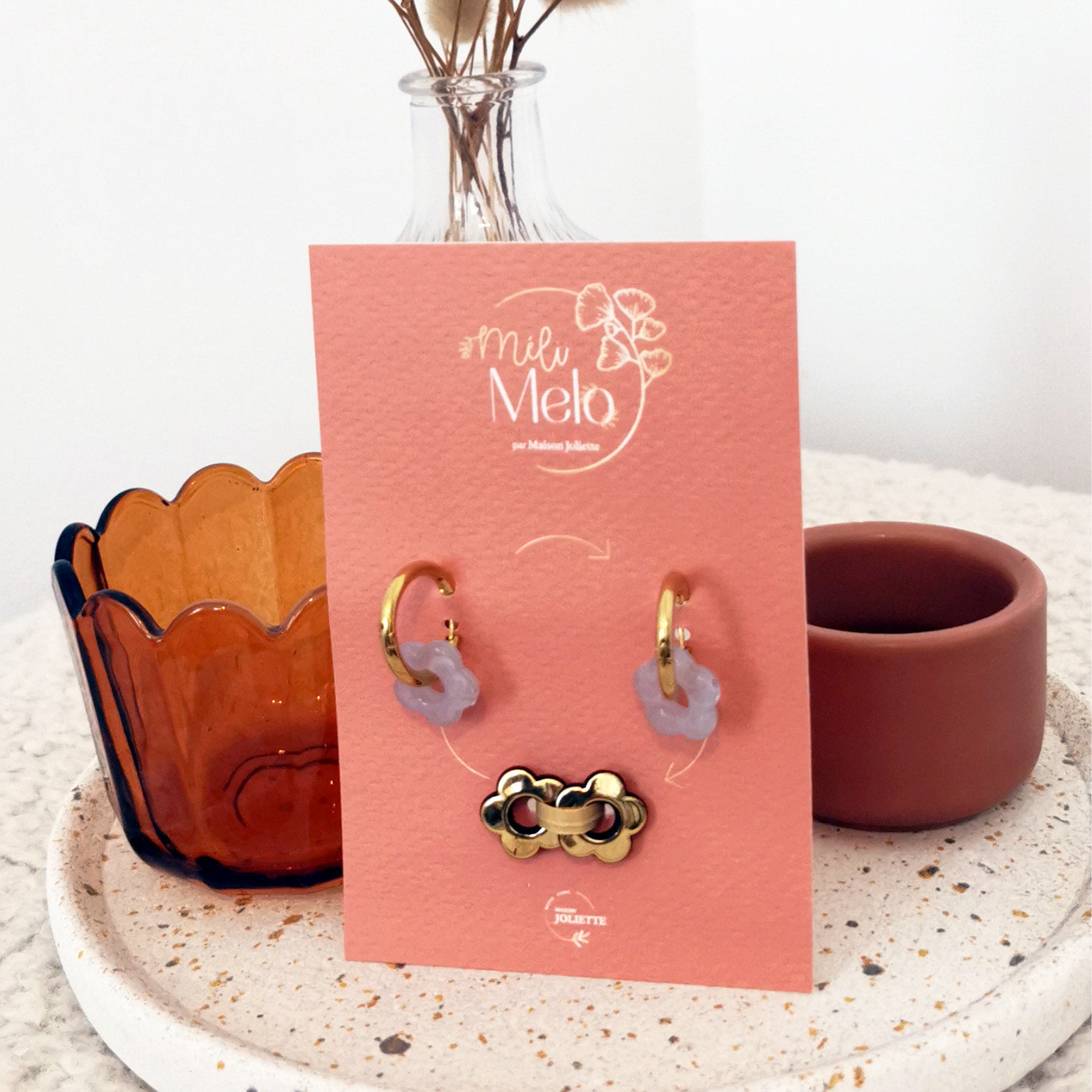 maison-joliette-m-li-m-lo-fleurette-ohrringe-wei-transparent image 3