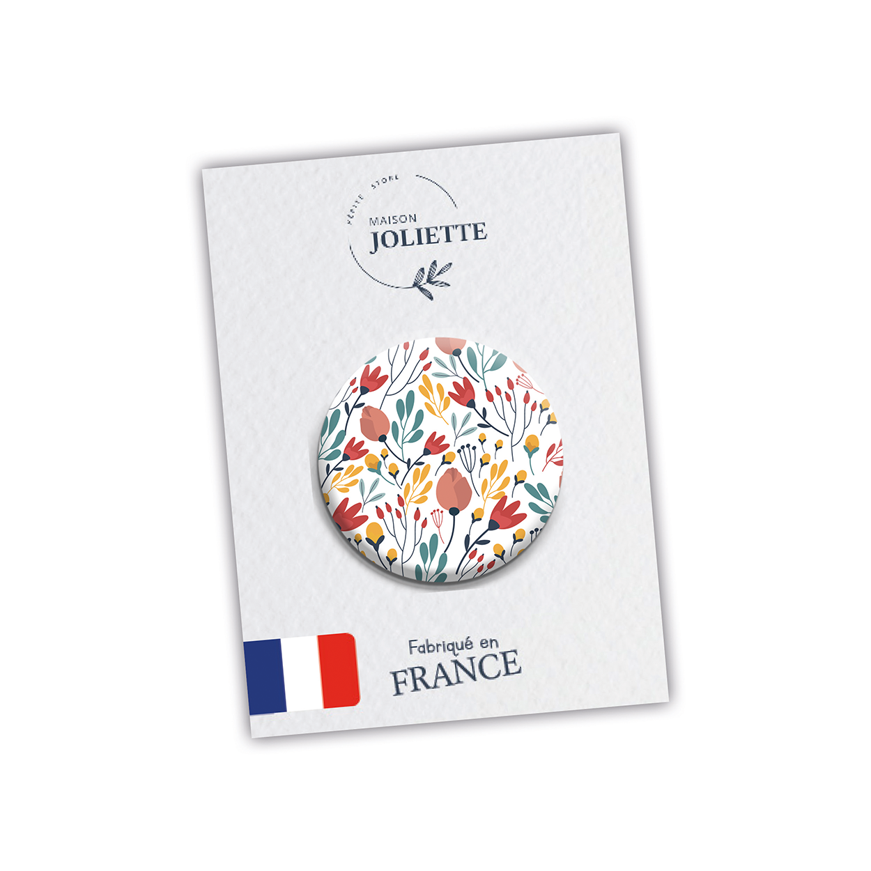 maison-joliette-badges-anstecker-blumenmotiv-32-mm-matt image 2