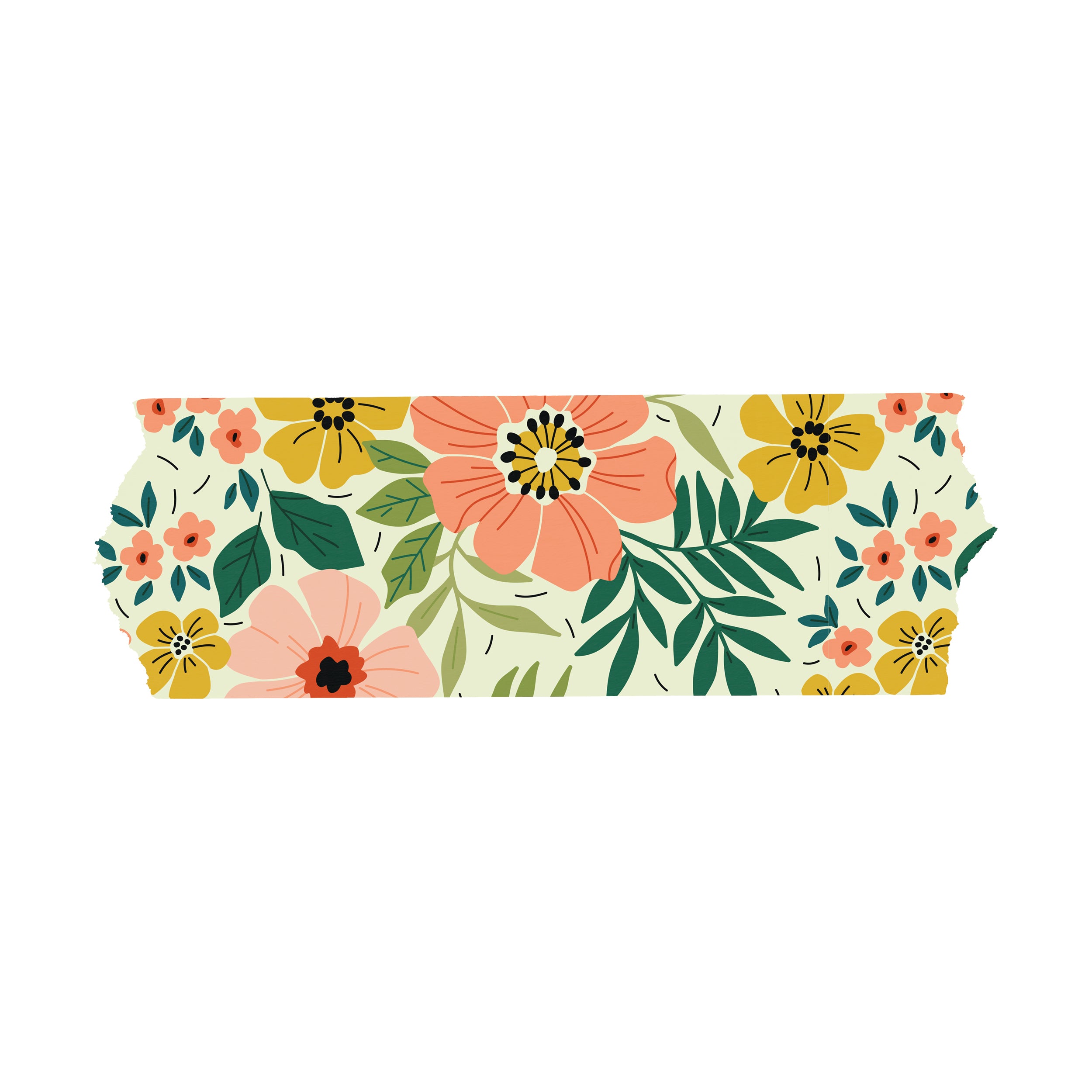 maison-joliette-washi-tape-floraison-deko-klebeband-1-5cm-x-10m image 1