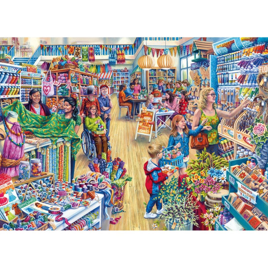 gibsons-crafter-s-paradise-puzzle-1000-teile-bastelladen image 7