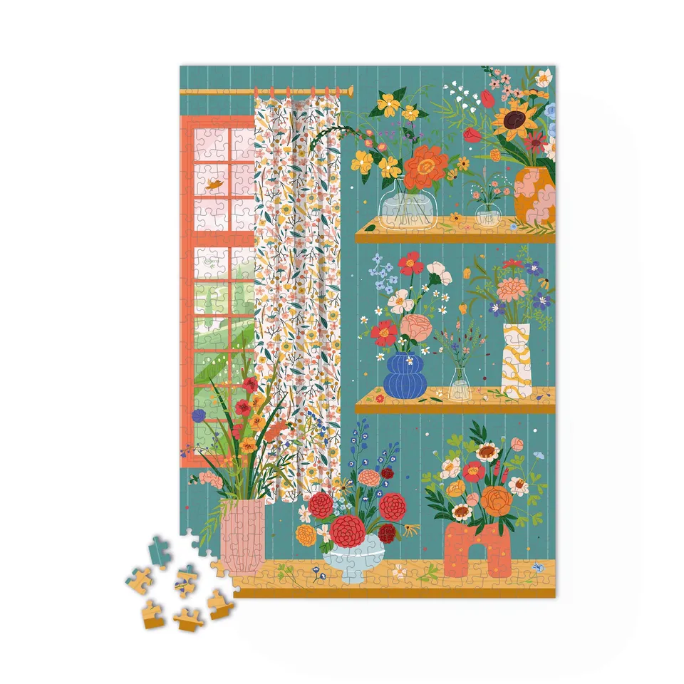 maison-joliette-flower-addict-puzzle-500-teile-blumen image 1