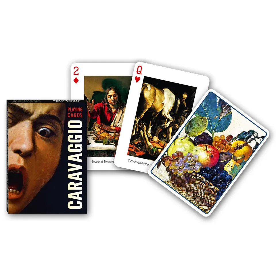 gibsons-caravaggio-spielkarten-sammler-deck-55-karten-kunst image 1