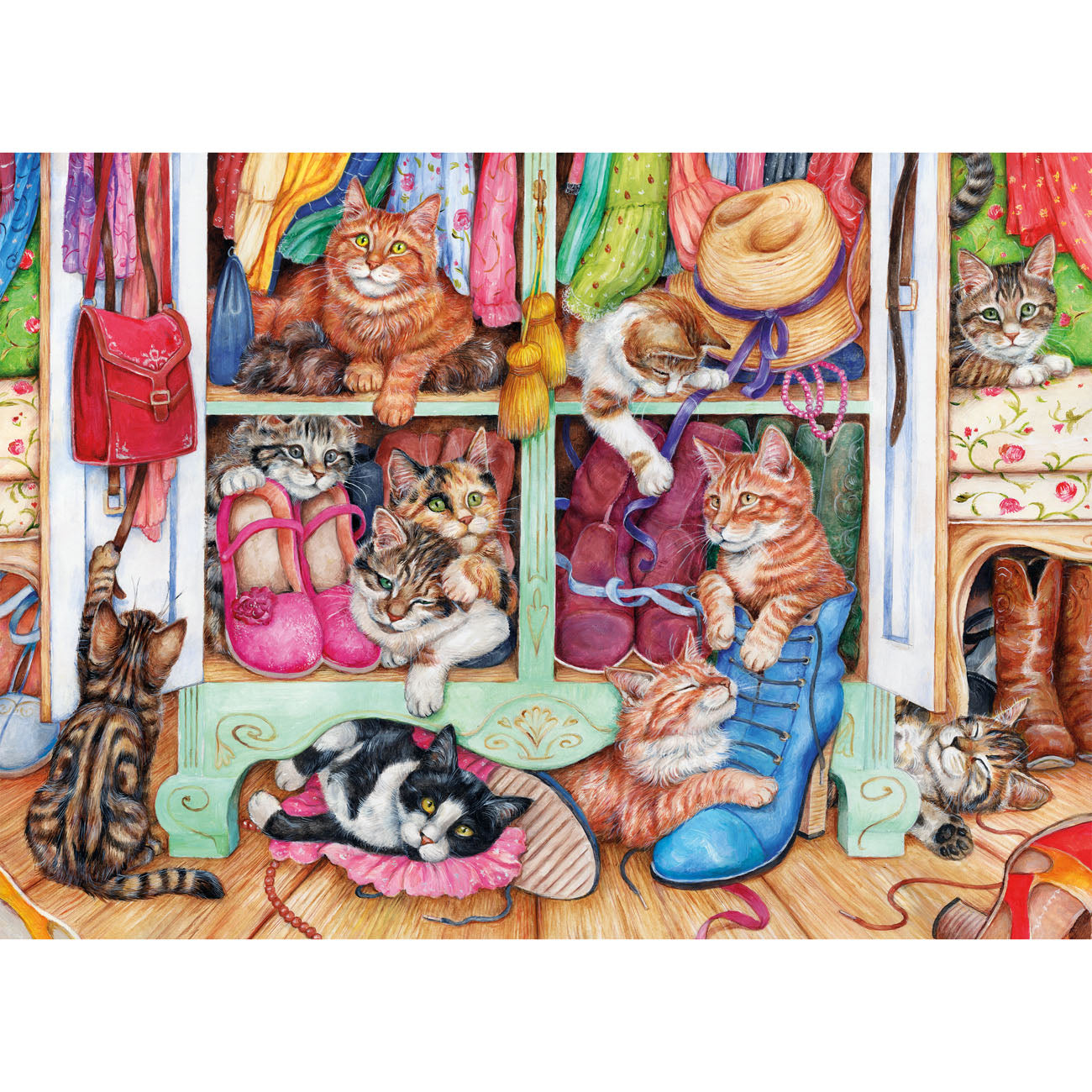 gibsons-puss-in-boots-500-xl-puzzle-katzen-500-teile image 7