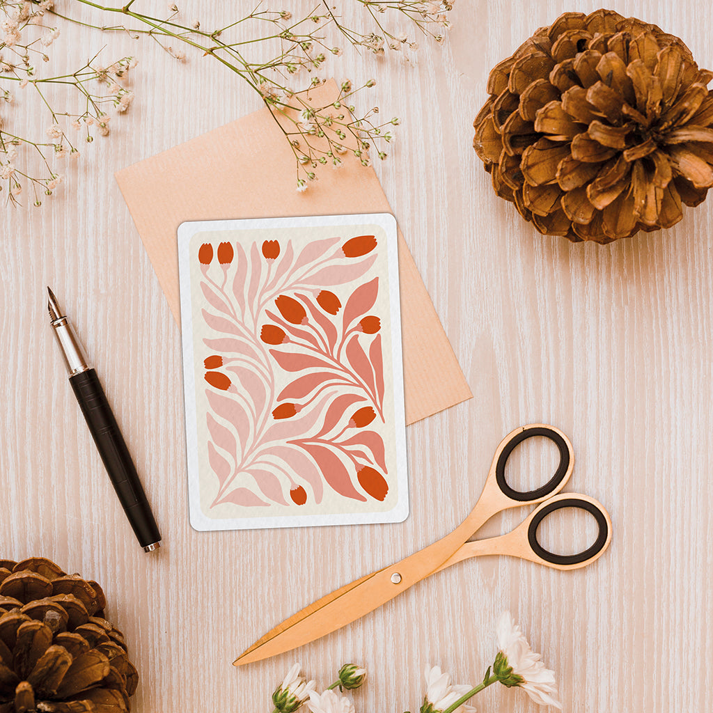 maison-joliette-cartes-postales-floral-1-tulipes-postkarte-mit-kraft-umschlag image 5