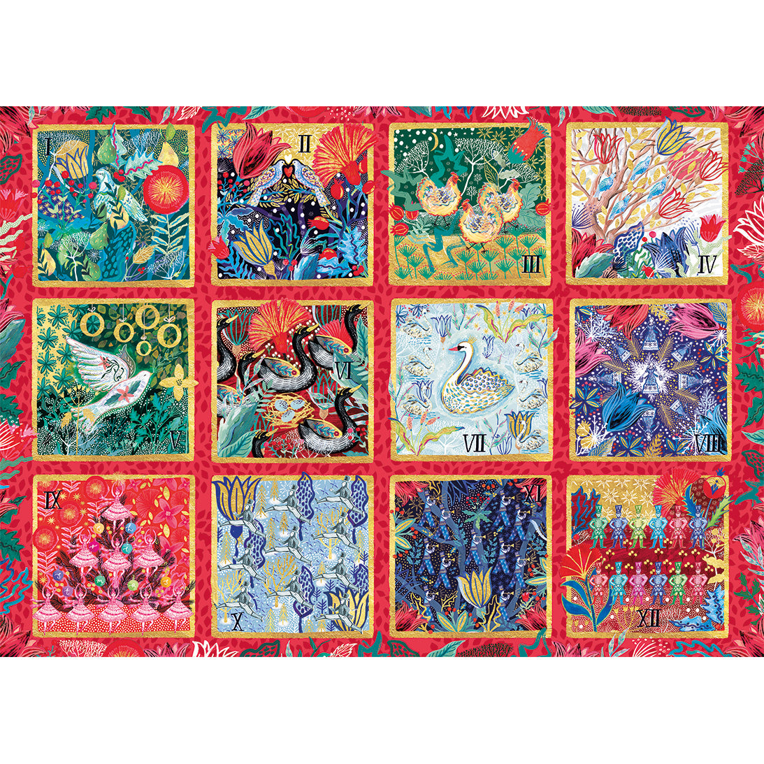 gibsons-12-days-of-christmas-puzzle-1000-teile-weihnachten image 4