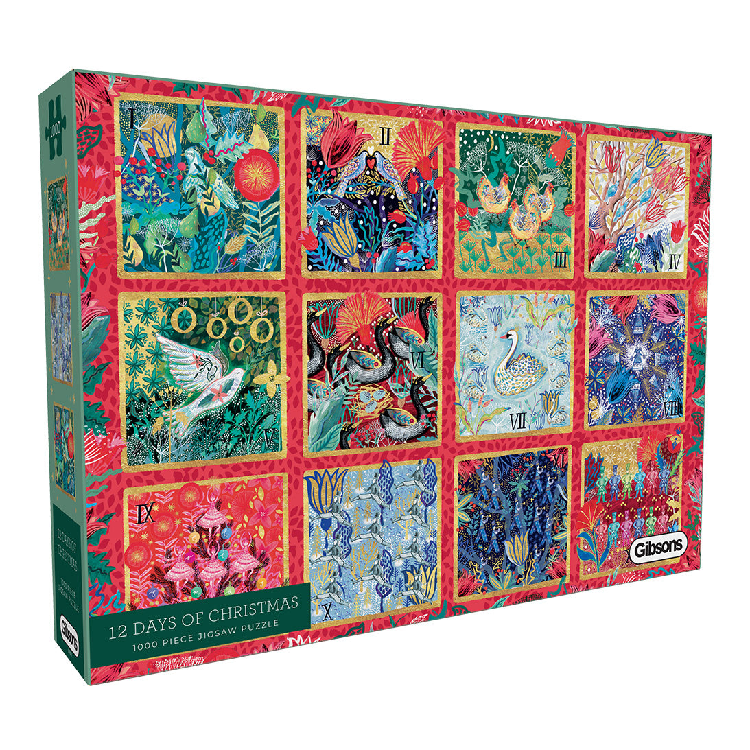 gibsons-12-days-of-christmas-puzzle-1000-teile-weihnachten image 1