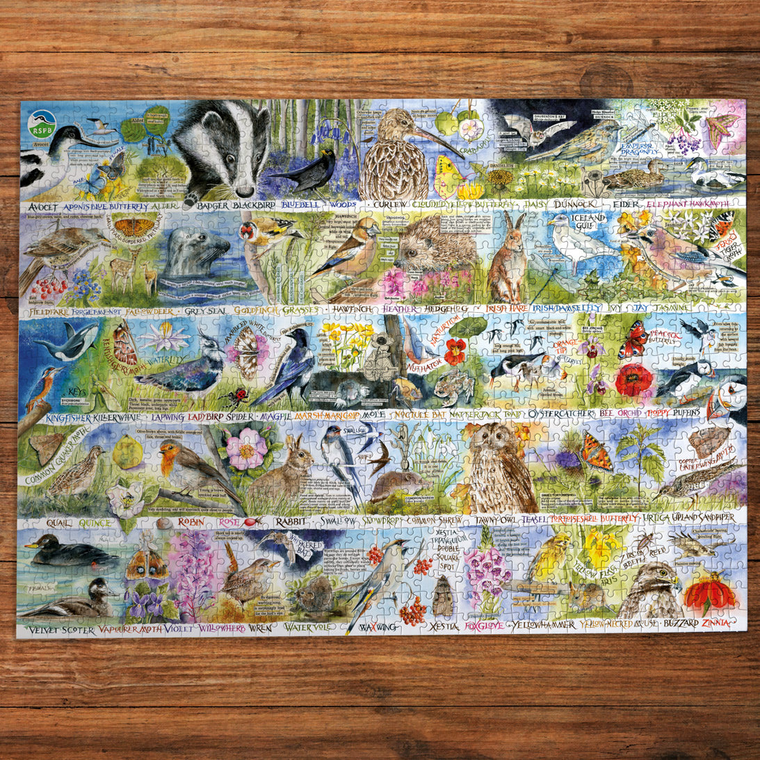 gibsons-birdsong-bluebells-puzzle-1000-teile-v-gel image 2