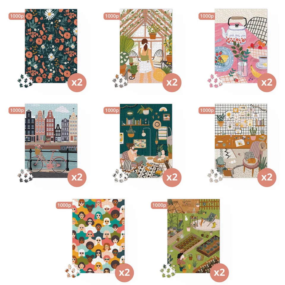 maison-joliette-puzzles-1000-teile-set-16er-pack-motive image 1