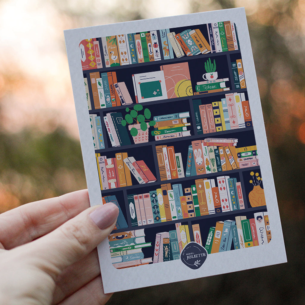 maison-joliette-book-lovers-postkarte-mit-umschlag image 4