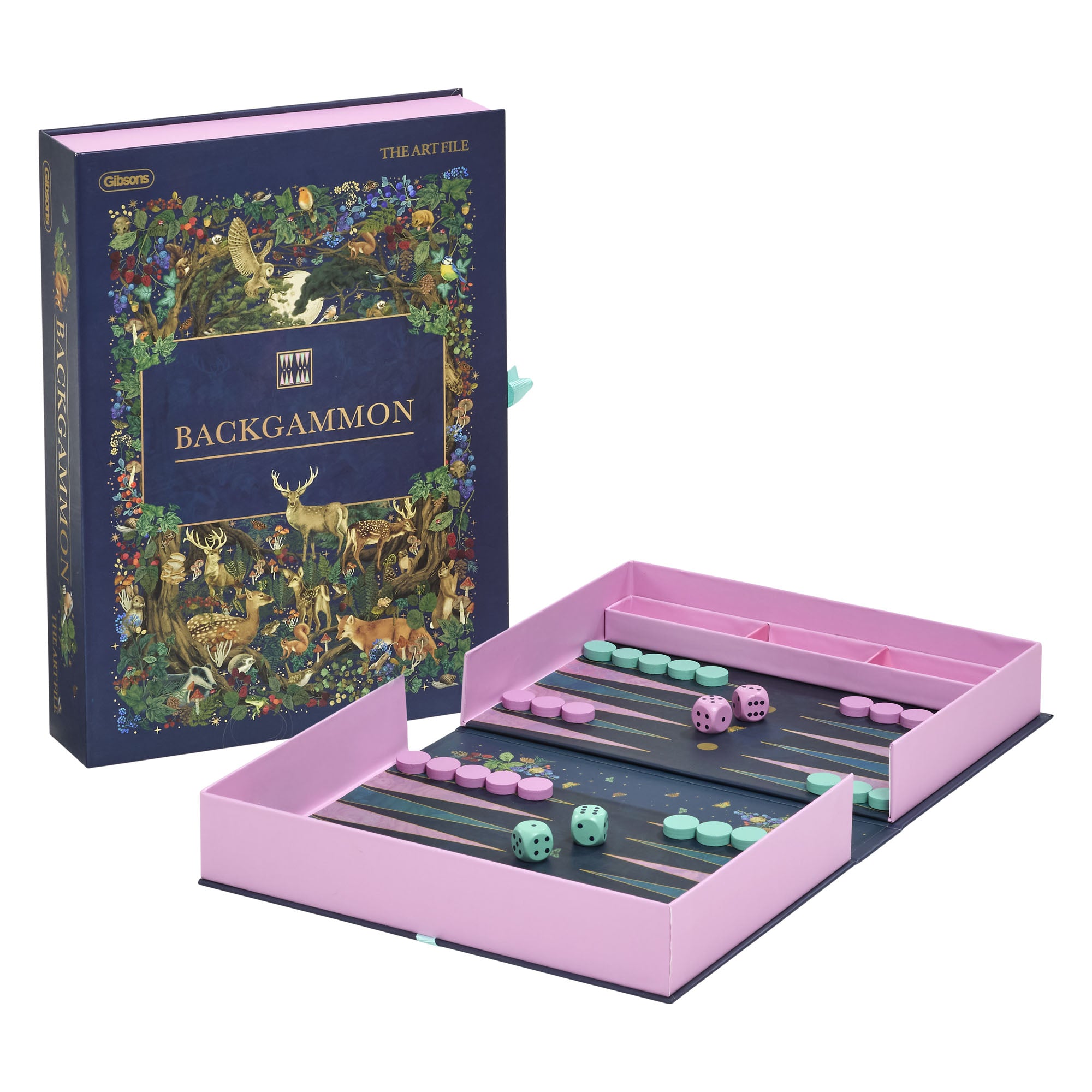 gibsons-the-art-file-backgammon-brettspiel-f-r-2-spieler image 1