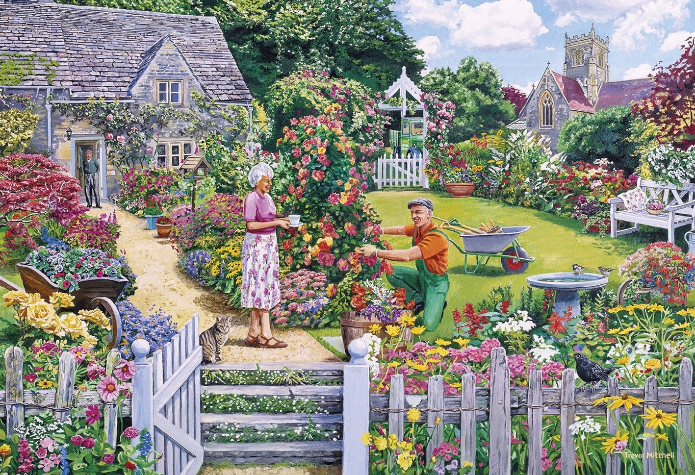 gibsons-the-gardener-s-round-4x500-teile-puzzle-garten image 3