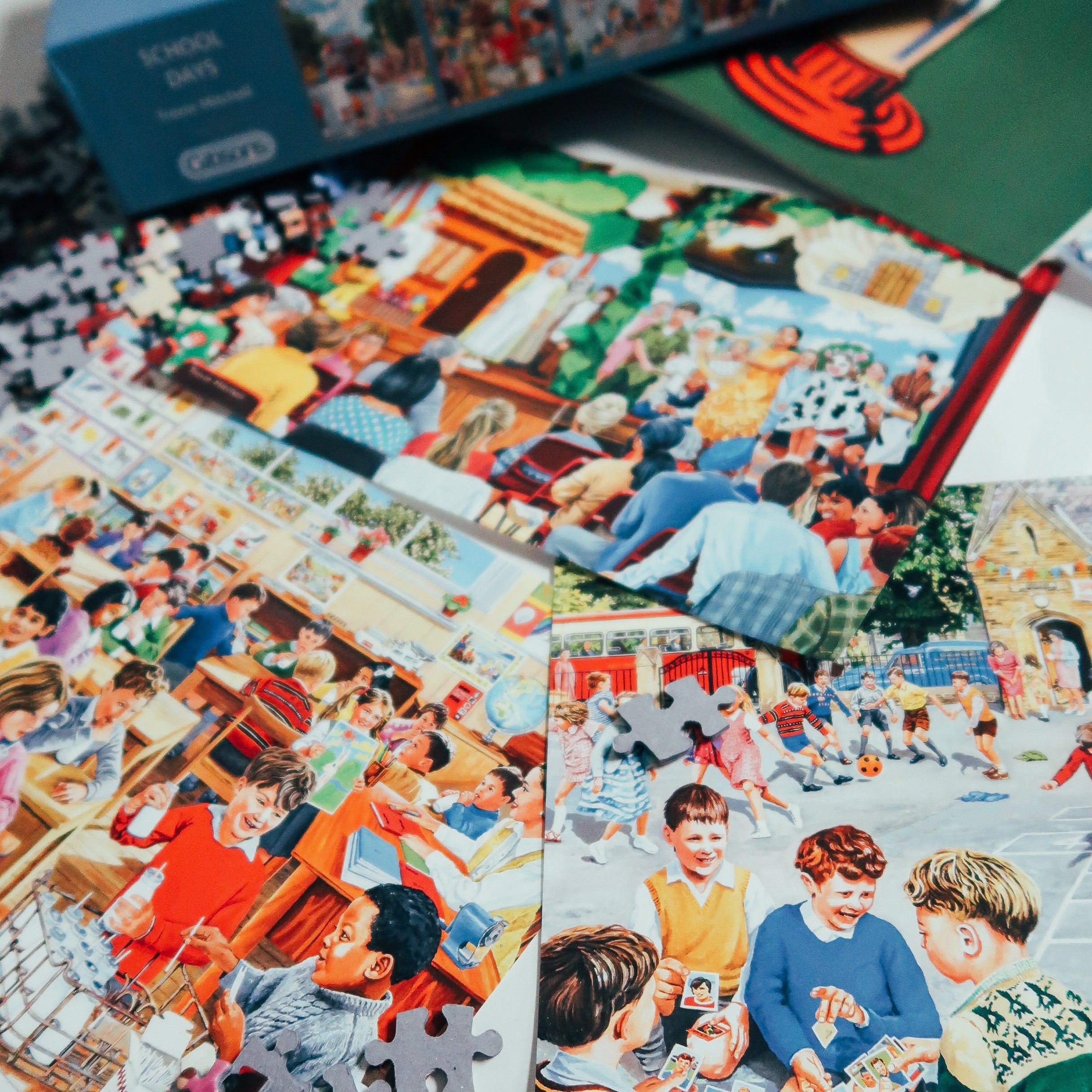 gibsons-school-days-4x500-teile-puzzle-nostalgie-set image 8