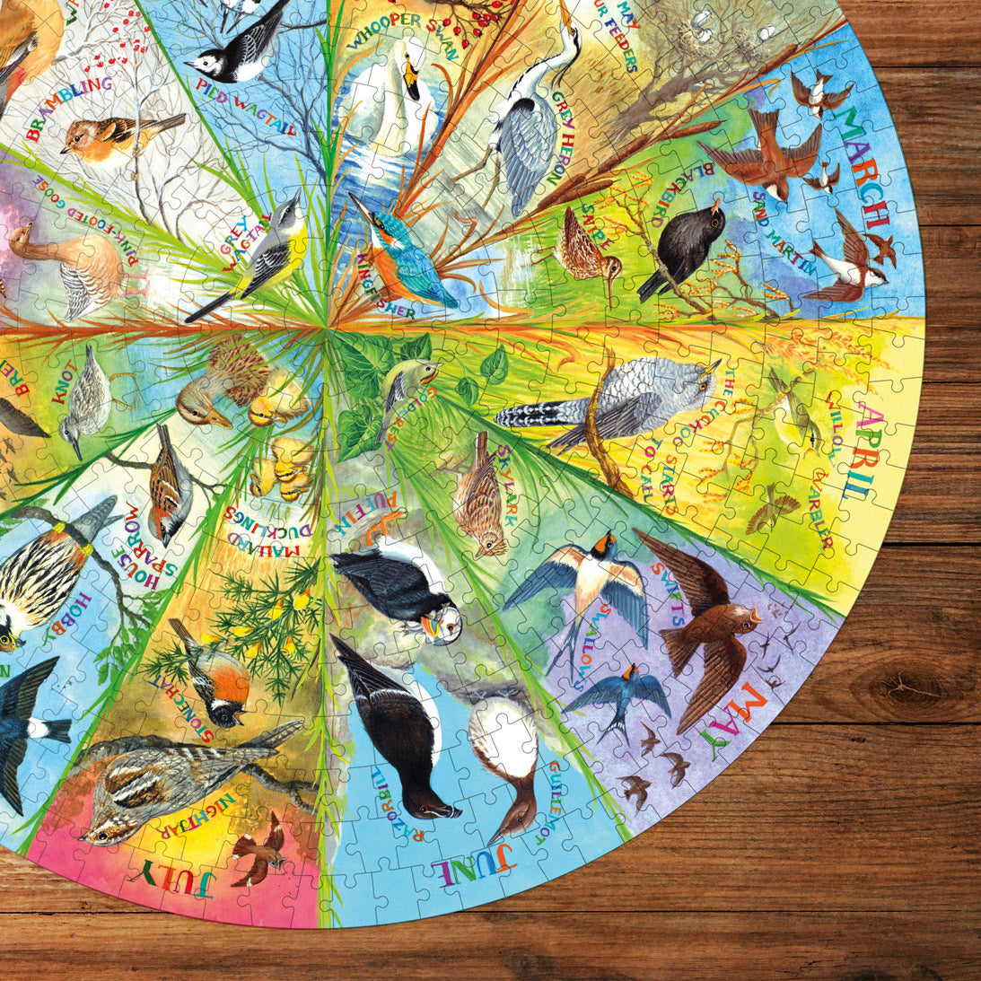 gibsons-rspb-birds-of-the-year-puzzle-rund-500-teile-v-gel image 2