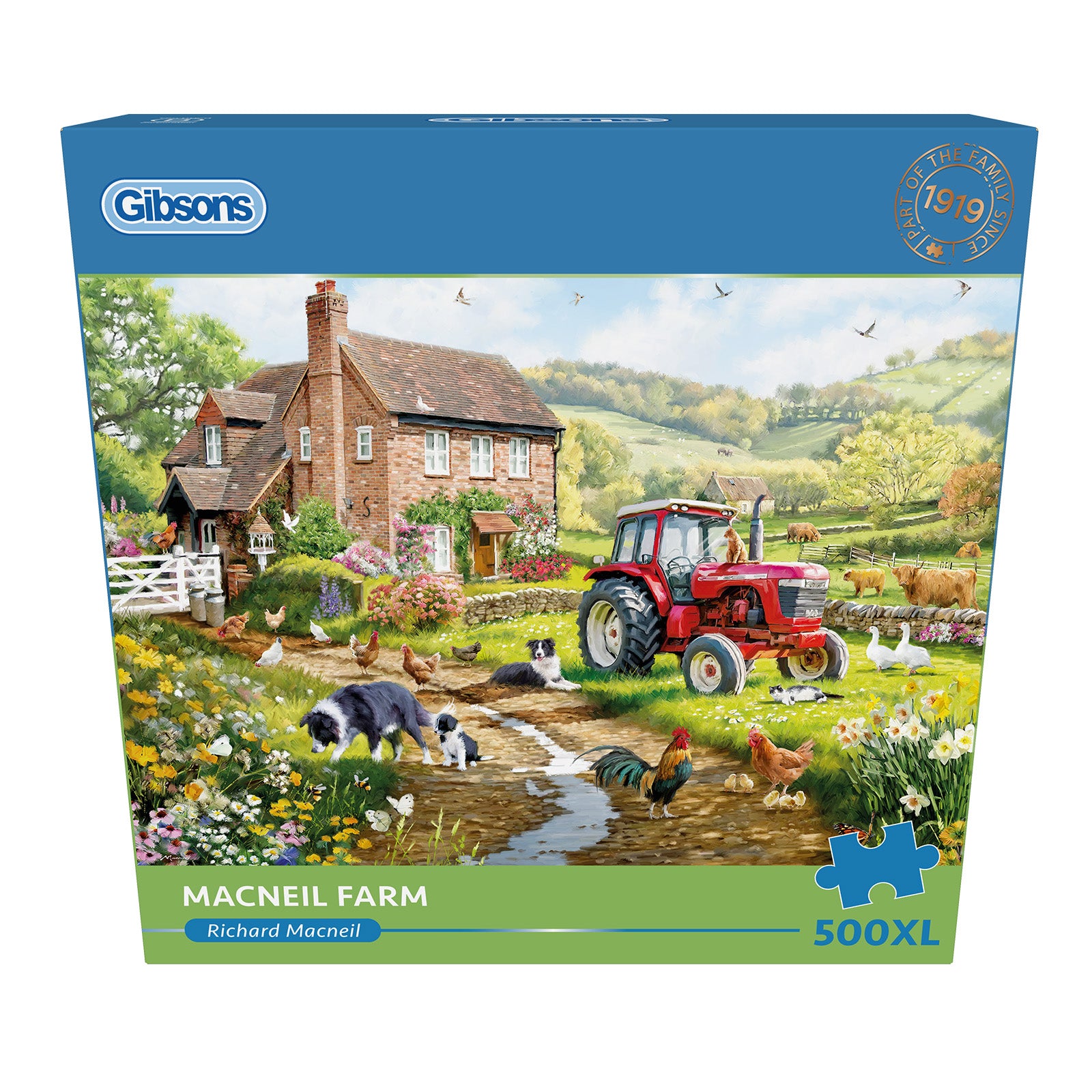 gibsons-traditional-macneil-farm-puzzle-500-xl-bauernhof image 6
