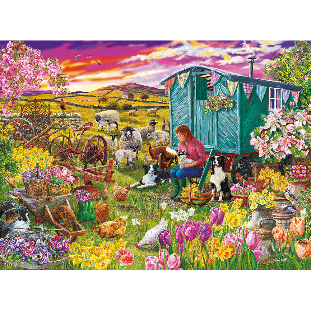 gibsons-shepherd-s-delight-puzzle-1000-teile-schafe image 7