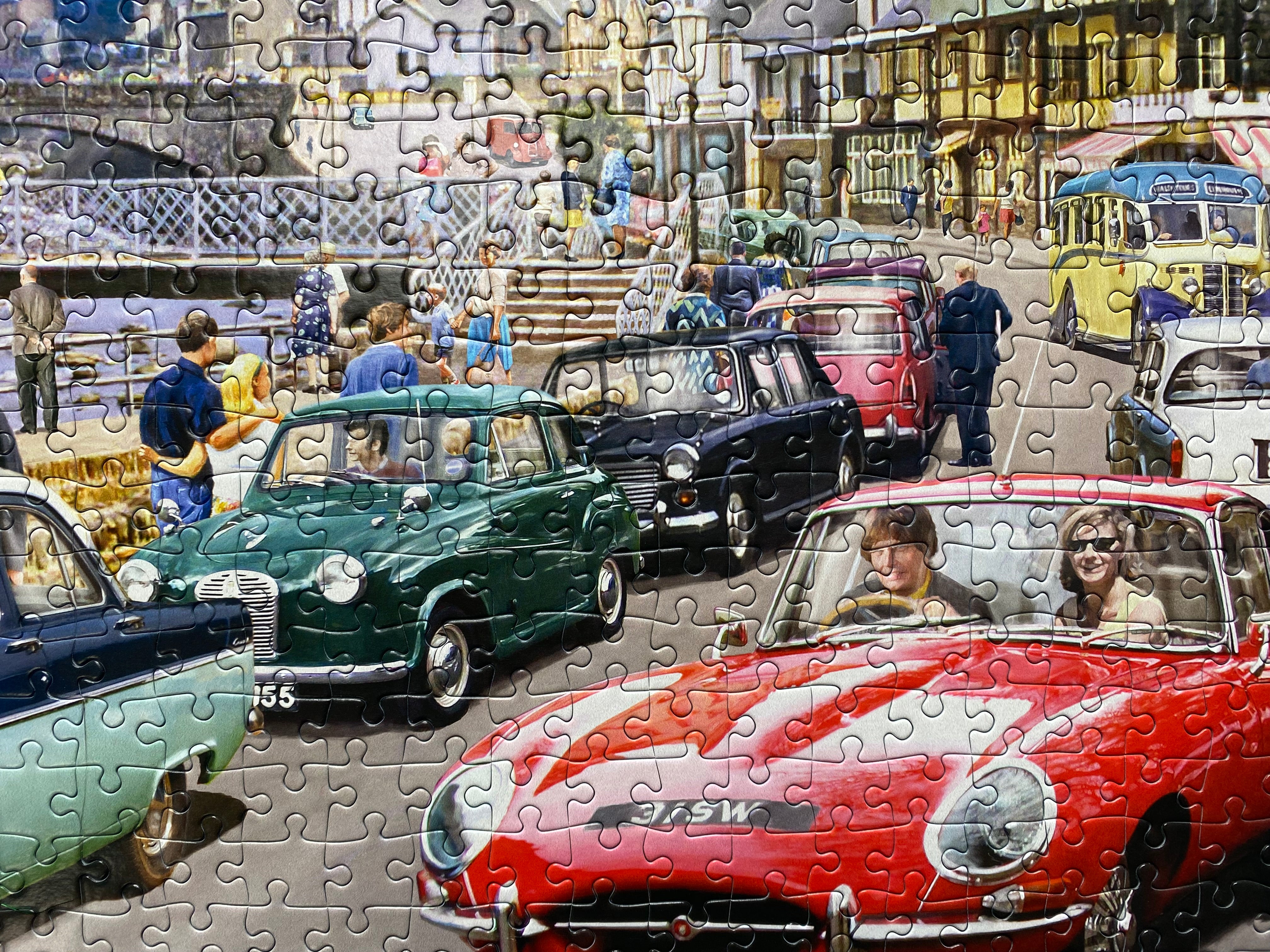 gibsons-lynmouth-living-puzzle-500-teile-oldtimer-autos image 2