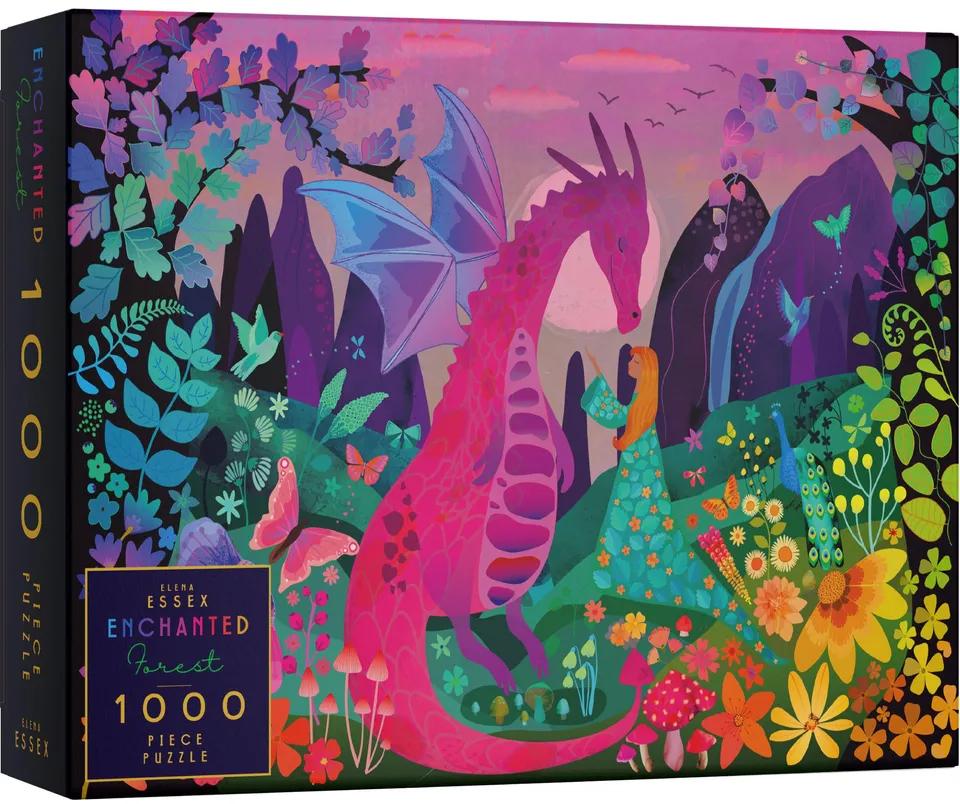 elena-essex-1000-piece-enchanted-forest-puzzle-drachen-1000 image 1