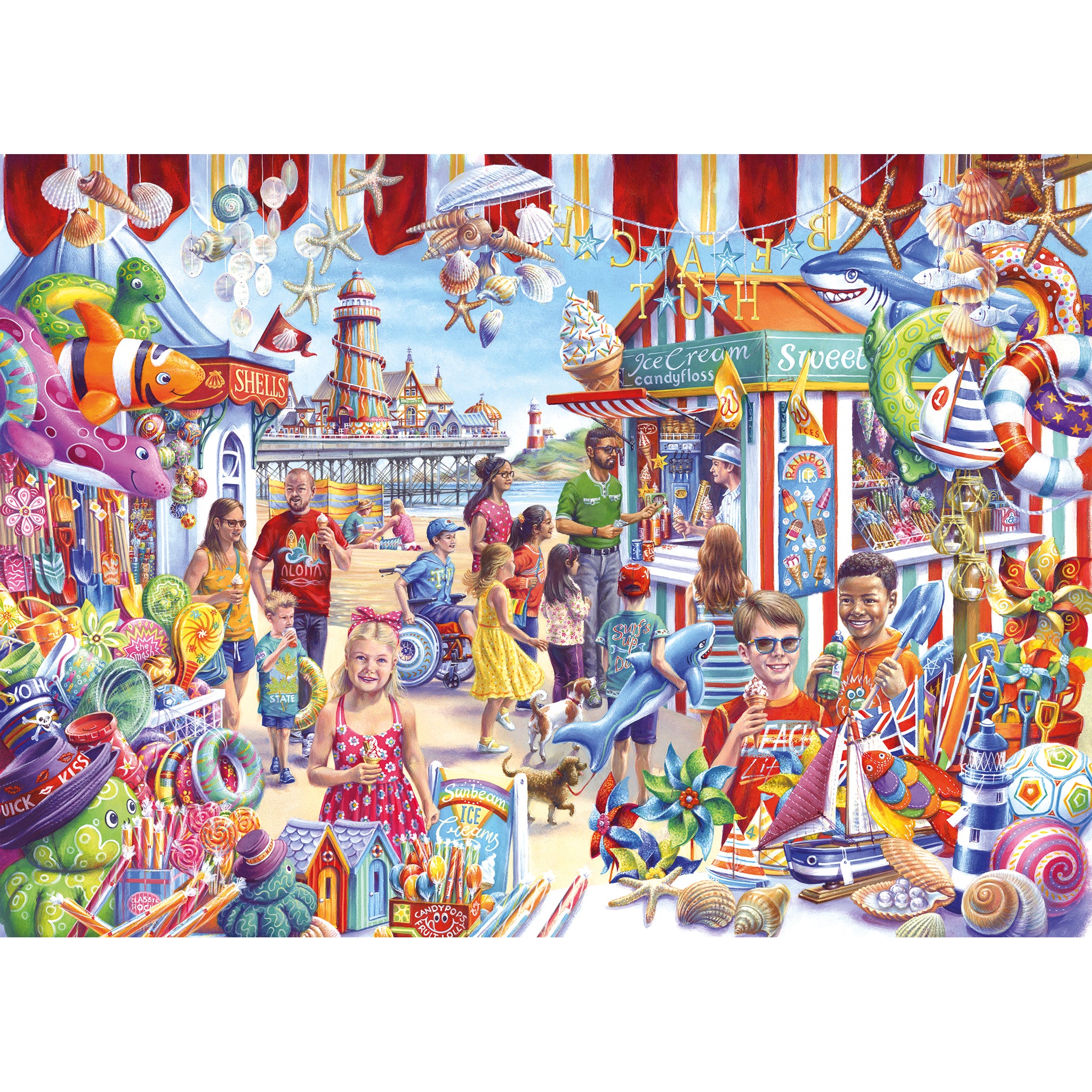 gibsons-seaside-souvenirs-puzzle-1000-teile-strand image 7