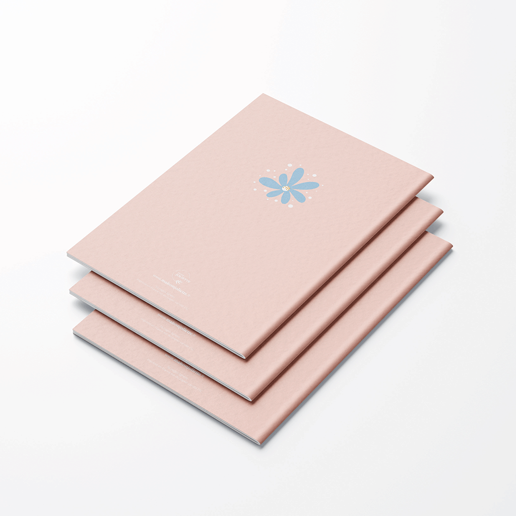 maison-joliette-cahier-a5-myosotis-capucine-notizbuch-liniert image 3