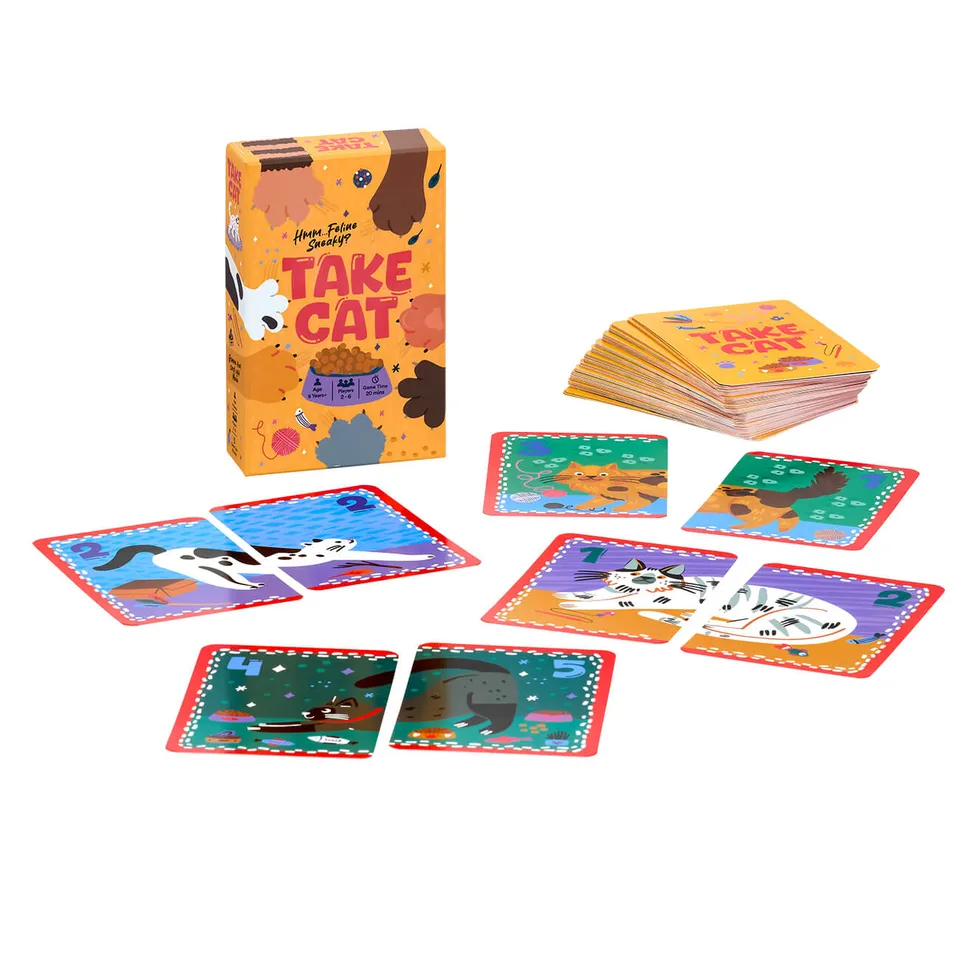 gibsons-take-cat-kartenspiel-katzen-80-karten-familienspiel image 1