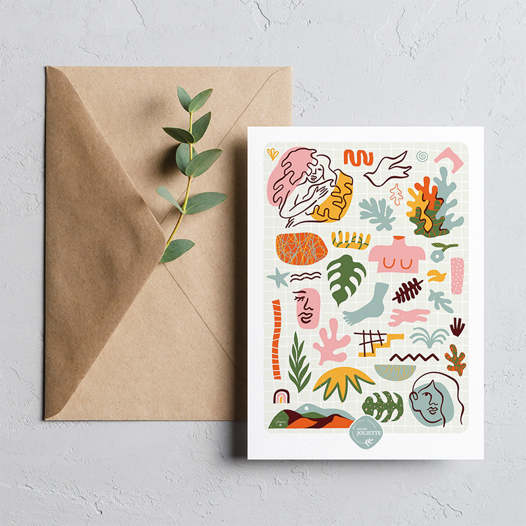 maison-joliette-cartes-postales-coup-d-clat-postkarte-mit-umschlag image 3