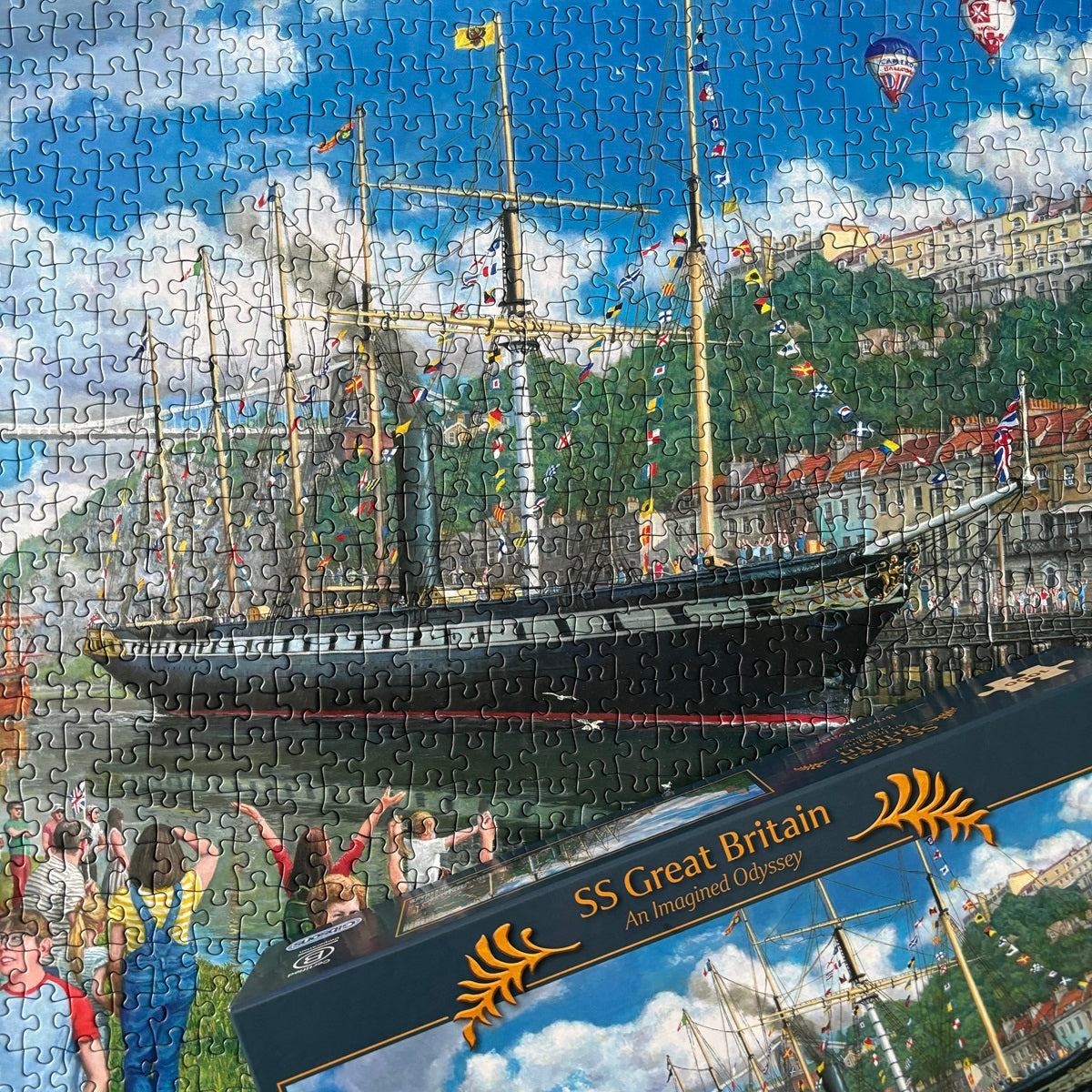 gibsons-ss-great-britain-odyssey-puzzle-1000-teile-schiff image 2