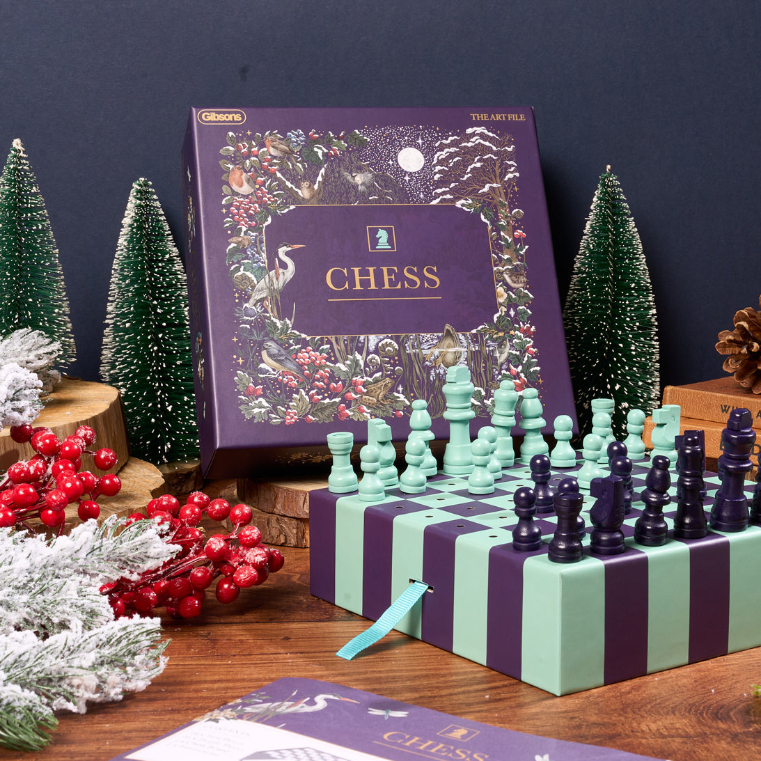 gibsons-the-art-file-chess-schachspiel-holz-reise image 6