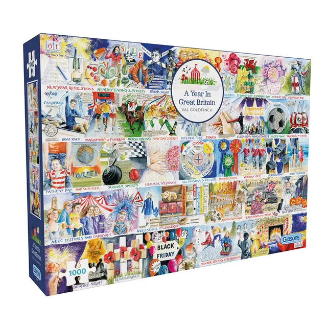gibsons-a-year-in-great-britain-1000-teile-puzzle-england image 1