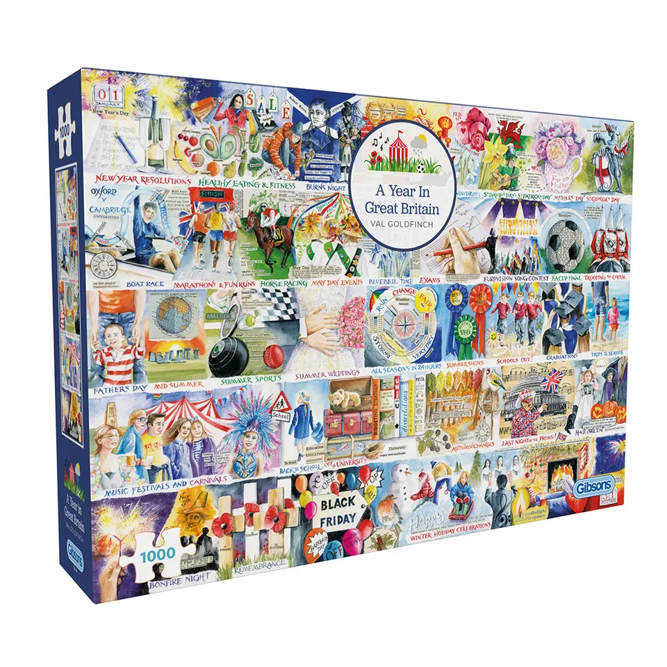 gibsons-a-year-in-great-britain-1000-teile-puzzle-england image 1