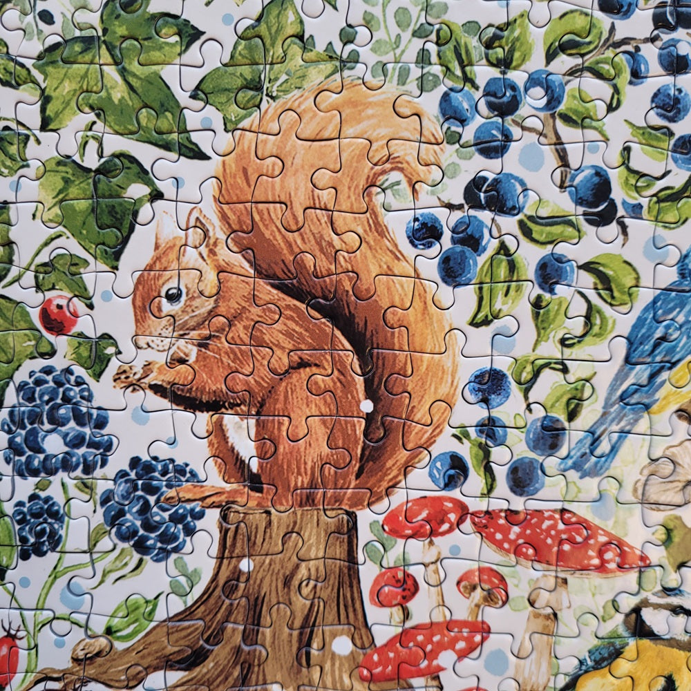 gibsons-woodland-wildlife-puzzle-1000-teile-waldtiere-winter image 2