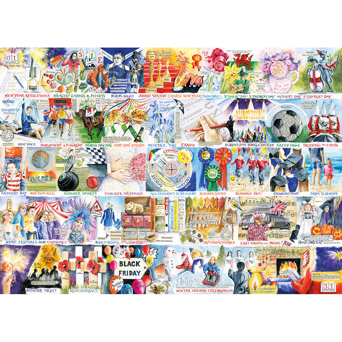 gibsons-a-year-in-great-britain-1000-teile-puzzle-england image 2