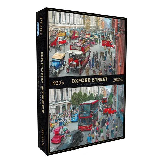 gibsons-oxford-street-through-the-decades-puzzle-1000-teile-london image 1