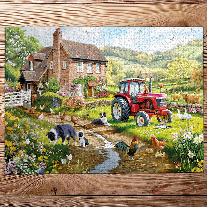 gibsons-macneil-farm-1000-teile-puzzle-bauernhof-tiere image 2