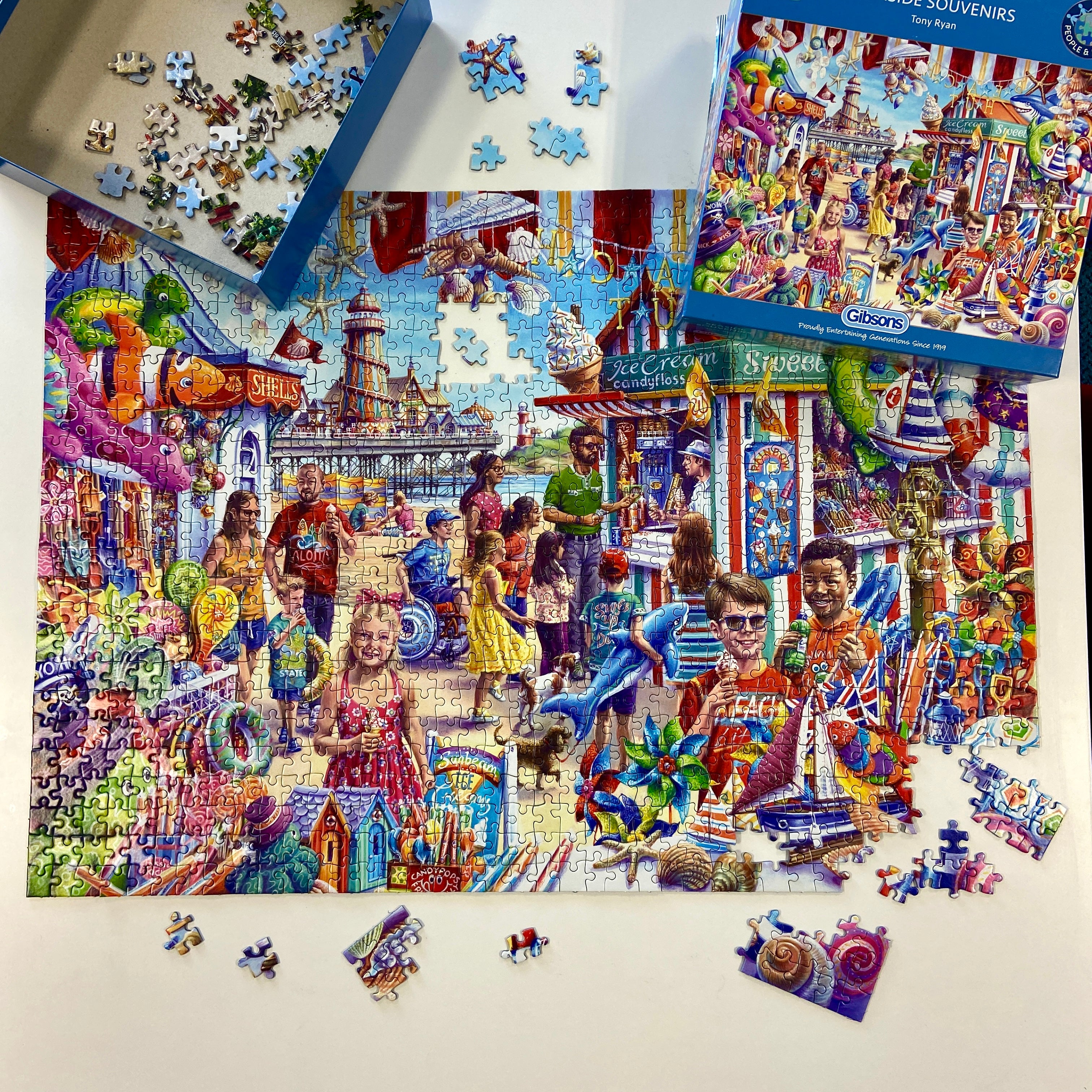 gibsons-seaside-souvenirs-puzzle-1000-teile-strand image 3