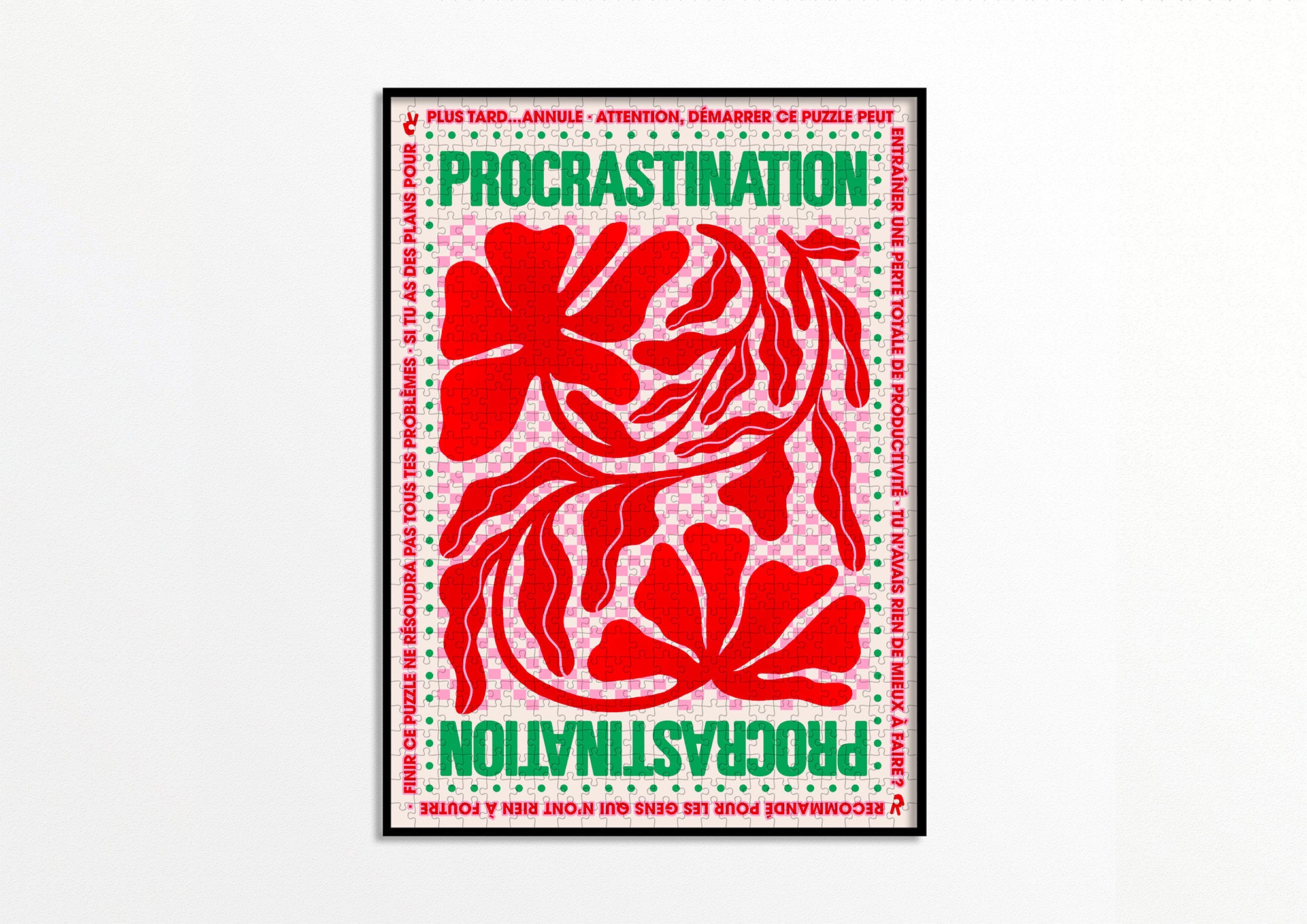 piece-love-procrastination-puzzle-1000-teile-68x49-cm image 1