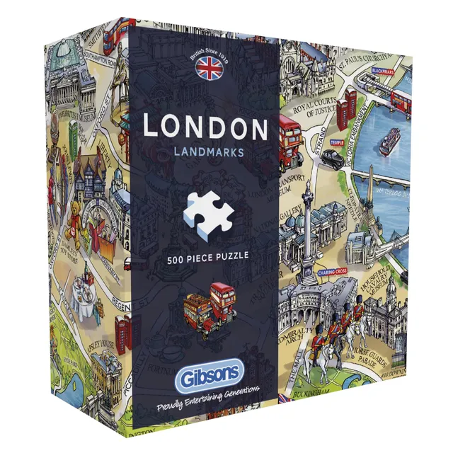 gibsons-london-landmarks-puzzle-500-teile-stadt image 1