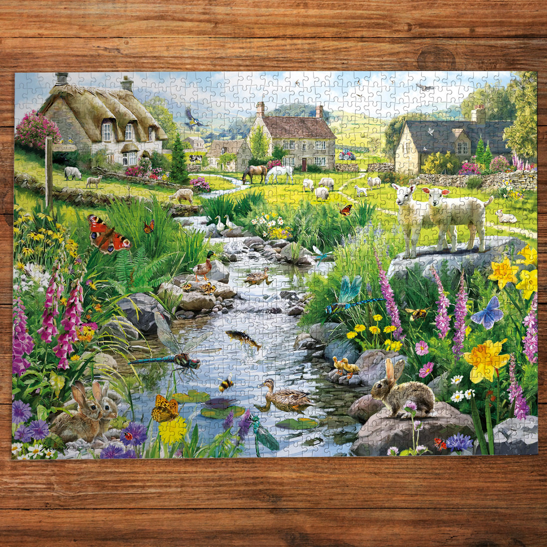 gibsons-babbling-brook-puzzle-1000-teile-landschaft image 2