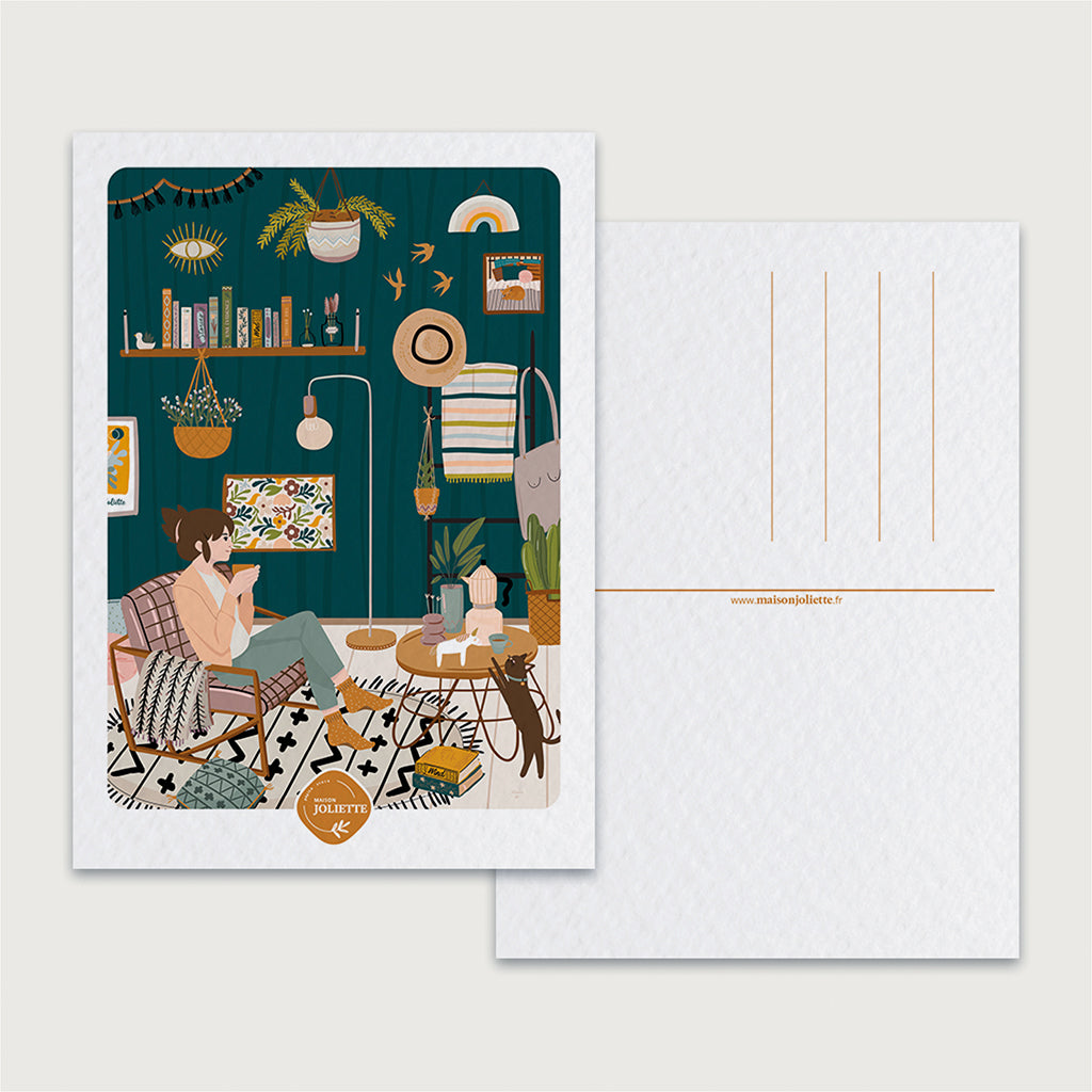 maison-joliette-cartes-postales-cosy-postkarte-mit-umschlag image 5