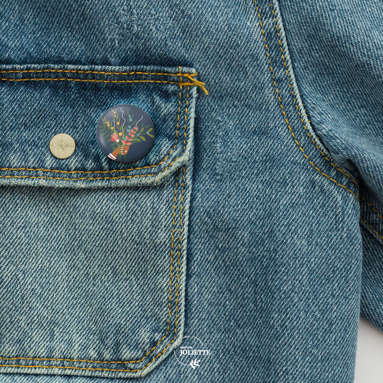 maison-joliette-badges-bouquet-button-32-mm-matt image 3