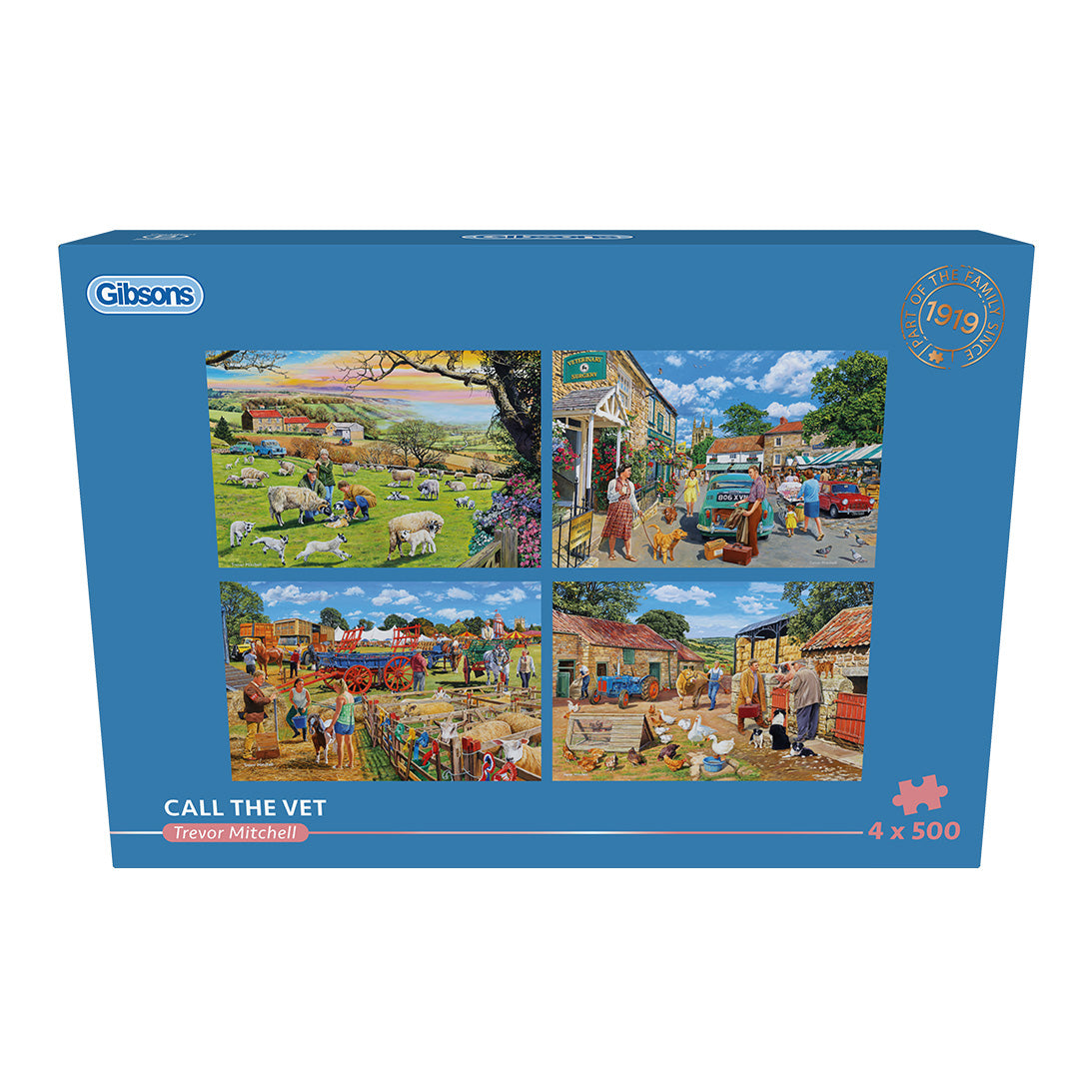 gibsons-call-the-vet-4x500-teile-puzzle-tierarzt-set image 7