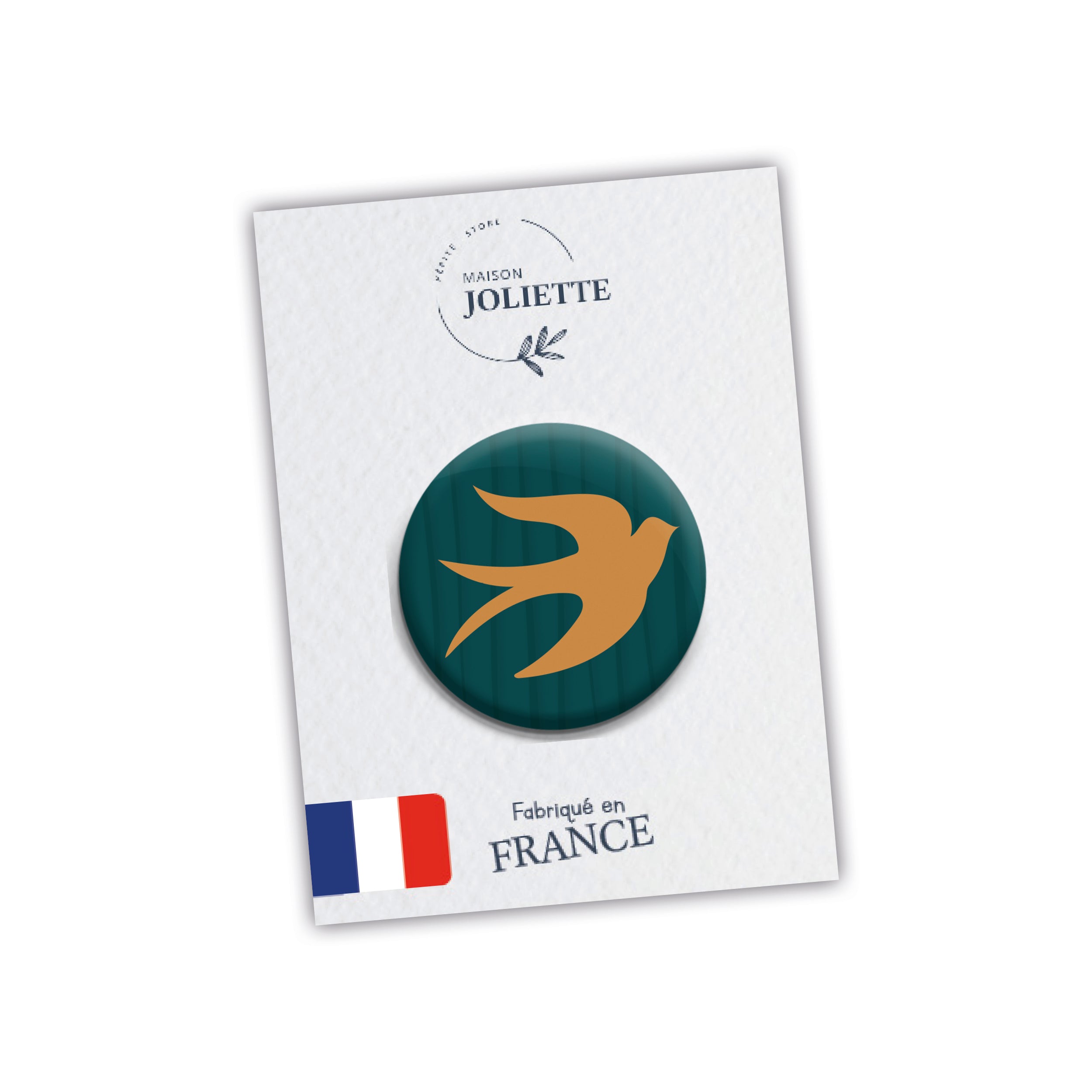 maison-joliette-badges-cosy-oiseau-button-32mm-matt image 2
