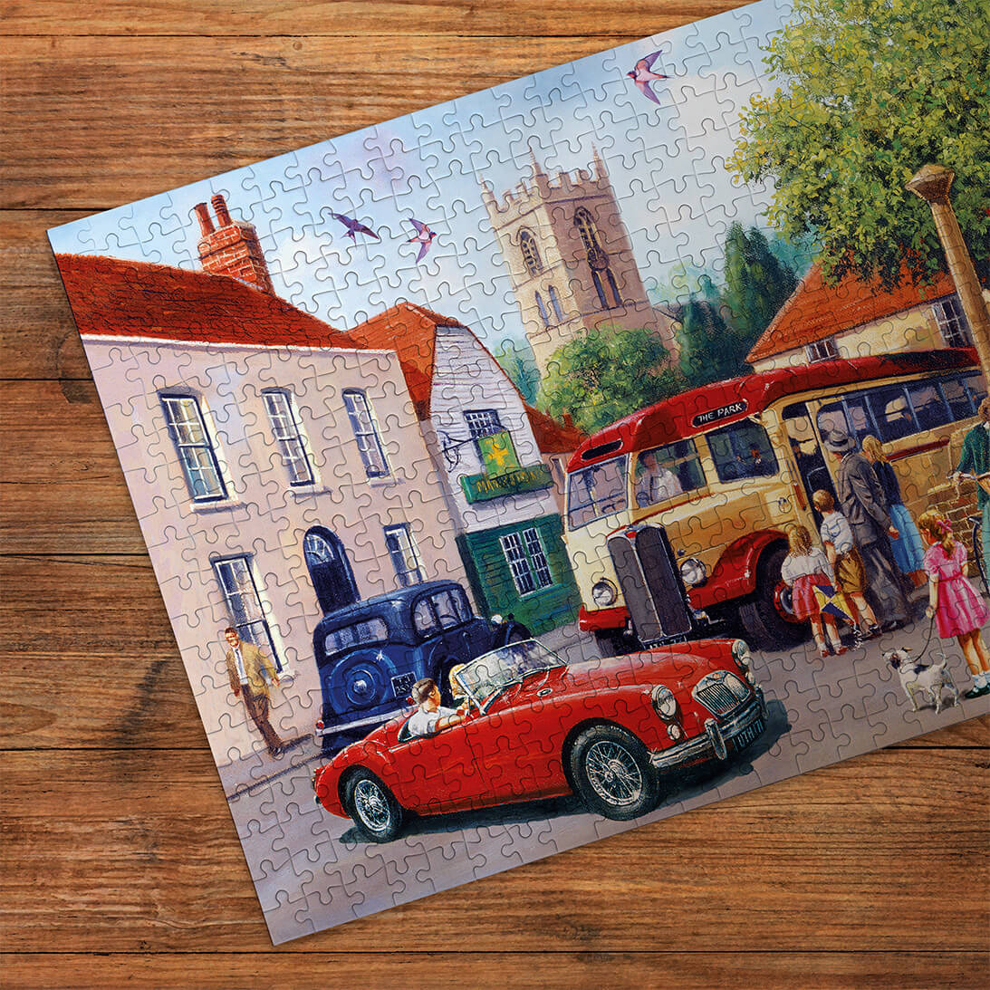 gibsons-touring-the-town-puzzle-500-teile-auto-motiv image 2