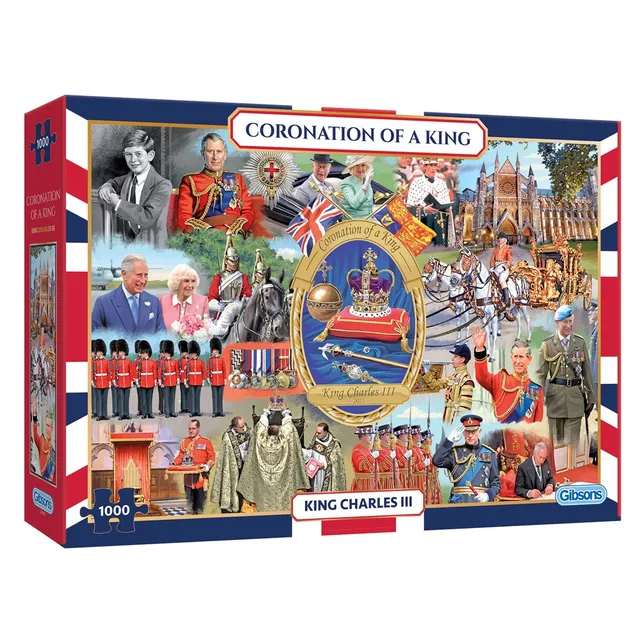 gibsons-coronation-of-a-king-puzzle-1000-teile-royal image 1